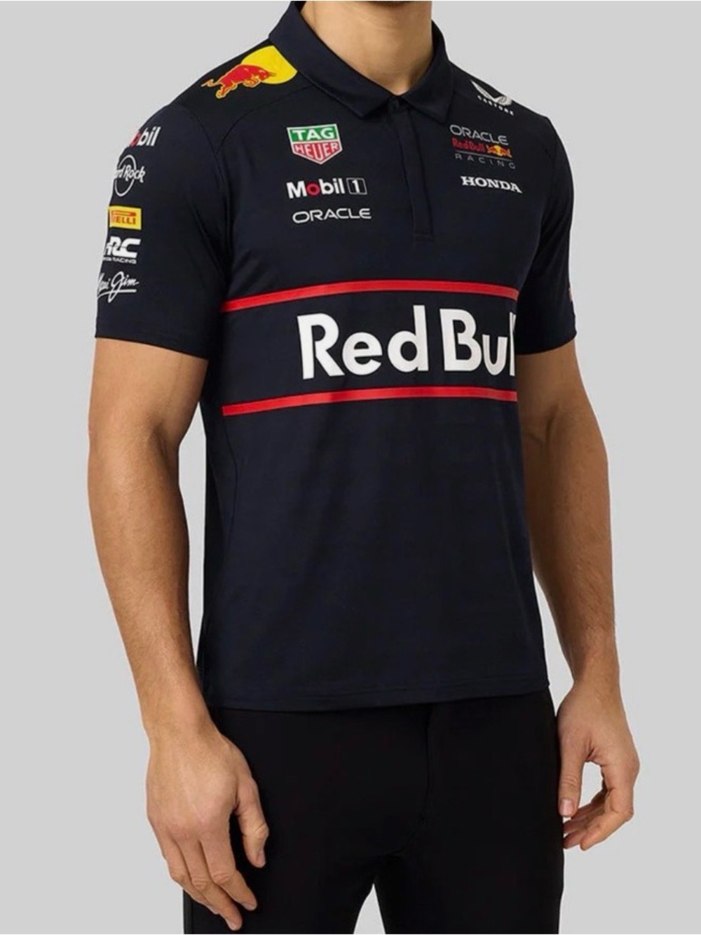 Castore /// Red Bull Racing F1 Men's 2025 Team Polo Shirt - Navy - Size Large